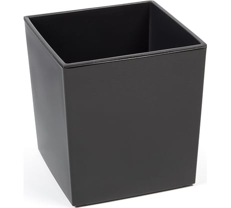 Кашпо с вкладышем LAMELA Sp.z o. JUKA 552 25x25x26 см, антрацит 036985