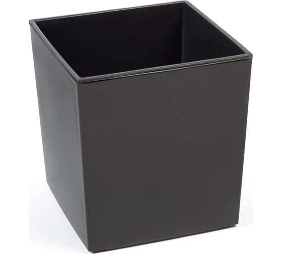 Кашпо с вкладышем LAMELA Sp.z o. JUKA 554 40x40x41.5 см, антрацит 039160