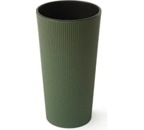 Кашпо с вкладышем LAMELA Sp.z o. LILIA ECO jumper 874 19х36.4 см, зеленое 062127