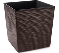 Кашпо с вкладышем LAMELA Sp.z o. JUKA dluto 598 19x19x19.5 см, мокко 039149
