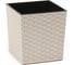 Кашпо с вкладышем LAMELA Sp.z o. JUKA ECO rattan 826 19x19x19.5 см, белый 058891 1