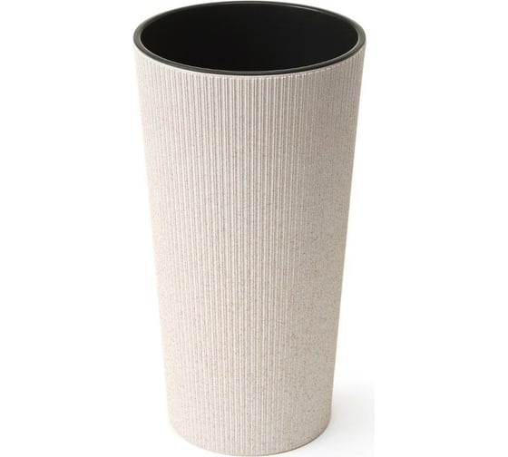 Кашпо с вкладышем LAMELA Sp.z o. LILIA ECO jumper 875 25х47 см, белое 061764