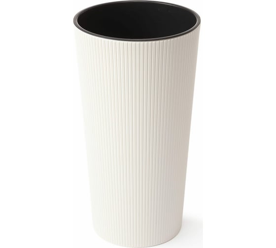 Кашпо с вкладышем LAMELA Sp.z o. LILIA jumper 863 19х36.4 см,кремовый 062505