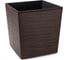 Кашпо с вкладышем LAMELA Sp.z o. JUKA dluto 559 25x25x26 см, мокко 038948 1