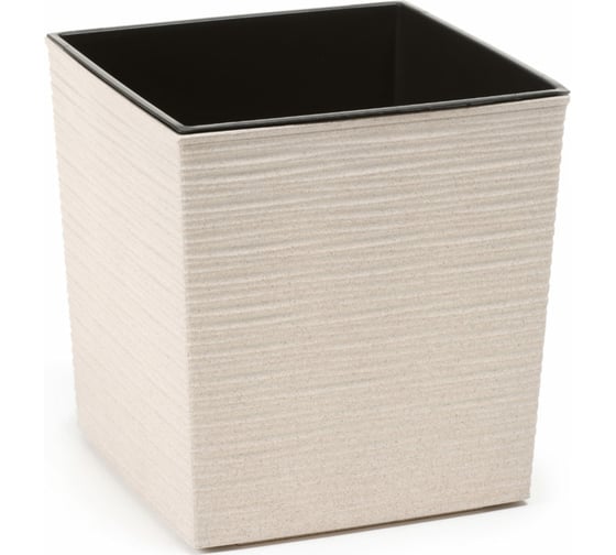 Кашпо с вкладышем LAMELA Sp.z o. JUKA ECO dluto 835 19x19x19.5 см, белый 058899