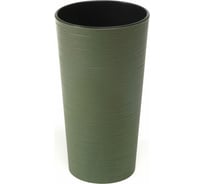 Кашпо с вкладышем LAMELA Sp.z o. LILIA ECO dluto 839 19х36.4 см, зеленое 058910