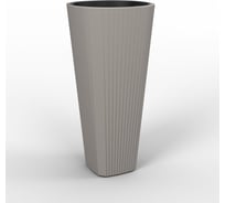 Кашпо с вкладышем LAMELA Sp.z o. MUZA 888 высокое, 39х81 см, серо-коричневое 062533
