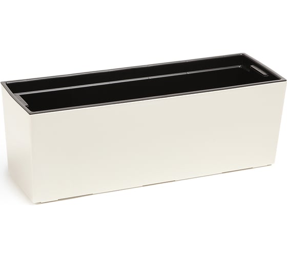Цветник с вкладышем LAMELA Sp.z o. BEGONIA 556 19х56х19.5 см, кремовое 039183