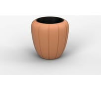 Кашпо с вкладышем LAMELA Sp.z o. GAJA 895 низкое, 40х43 см, терракотовое 062281