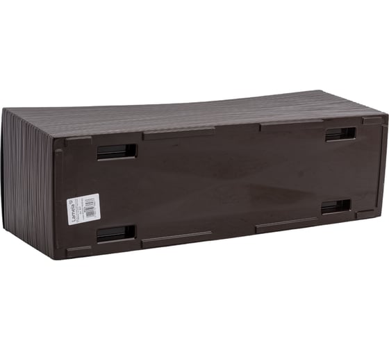 Цветник с вкладышем LAMELA Sp.z o. BEGONIA dluto 627 19х56х19.5 см, мокко 044944