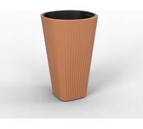 Кашпо с вкладышем LAMELA Sp.z o. MUZA 888 высокое, 39х81 см, терракотовое 062531