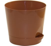 Кашпо с прикорневым поливом IDEA НИКА 120 мм, 0.8 л М 3071