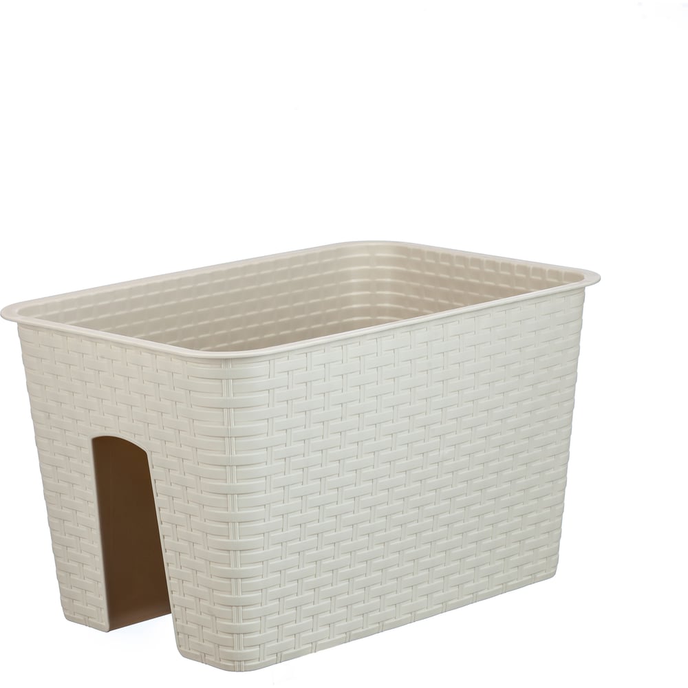 Кашпо на перила IDEA РОТАНГ 12 л белый М 3227 - выгодная цена, отзывы ...