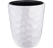 Кашпо со вставкой IDEA МОЗАИКА 340х390 мм, белый М 3409