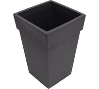 Кашпо IDEA ТУБУС 240х240 мм, 7.5 л Графитовый М 3178