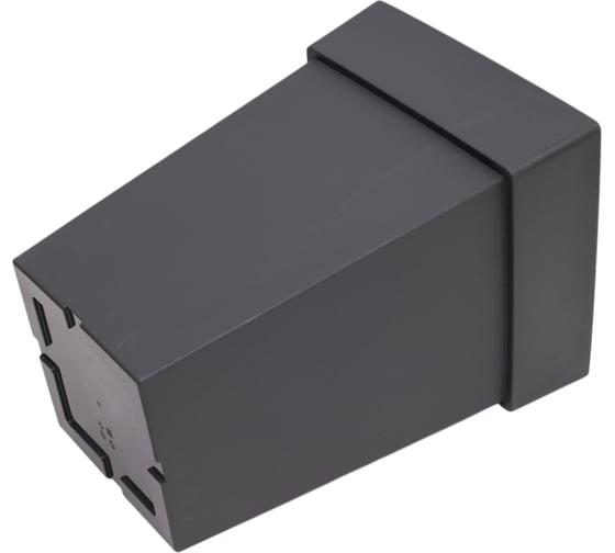 Кашпо IDEA ТУБУС 240х240 мм, 7.5 л Графитовый М 3178