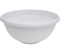 Кашпо-миска IDEA ЛИВИЯ 400 мм, 11.5 л Мраморный М 3194