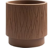 Круглое кашпо PLASTECNIC S.p.A. NATURALIA 29х28 см, 17 л, медное 059689