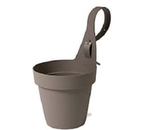 Кашпо PLASTECNIC S.p.A. 7107761851 MY MOOD 18.4х16.8 см, 2.8 л, DARK BEIGE 059684