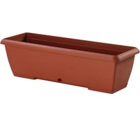 Балконный ящик с поддоном PLASTECNIC S.p.A. 7105486007 TERRAE BOX 60х20х16.7 см, 13.2 л, терра 063195