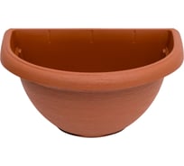 Настенное кашпо с креплением PLASTECNIC S.p.A. 7102603107 TERRAE WALL 31.5х18.4 см, 4.3 л, терра 063173