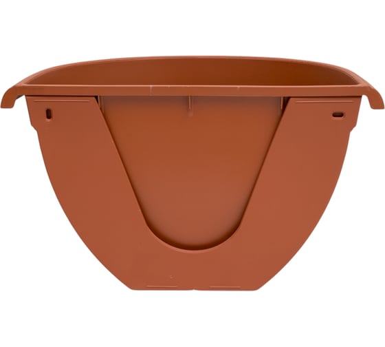 Настенное кашпо с креплением PLASTECNIC S.p.A. 7102603107 TERRAE WALL 31.5х18.4 см, 4.3 л, терра 063173