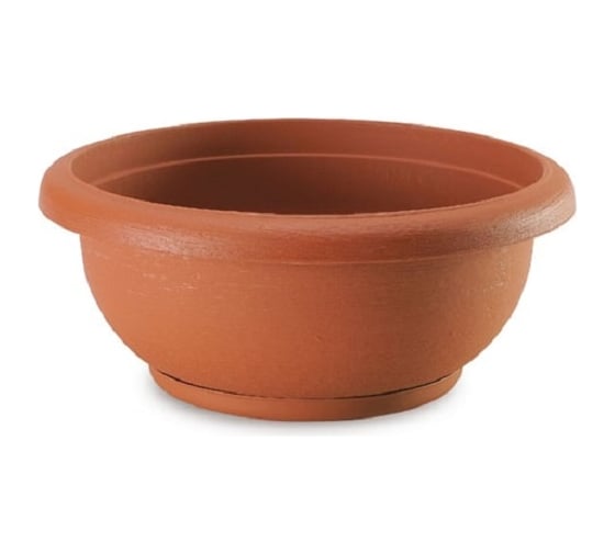 Миска с поддоном PLASTECNIC S.p.A. 7101494007 TERRAE BOWL 40х16.3 см, 12 л, терра 063164