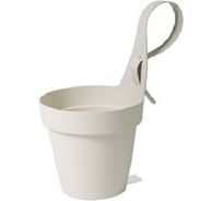 Кашпо PLASTECNIC S.p.A. 7107761851 MY MOOD 18.4х16.8 см, 2.8 л, STONE WHITE 059683