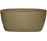 Кашпо с поддоном FormPlastic Sahara petit 3110 002 27х 13х11.85 см, 2.65 л, кофе 050498 1
