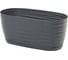 Кашпо с поддоном FormPlastic Sahara petit 3110 014 27х13х11.85 см, 2.65 л, антрацит 050500 1