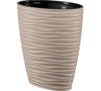 Кашпо с вкладышем FormPlastic Sahara ELIPSA 3116 051 59.2х40х59.6 см, 85 л, жемчужно-коричневое 062268