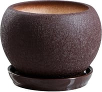 Горшок для цветов Сималенд Шар шелк 2 л, шоколад микс 3831187