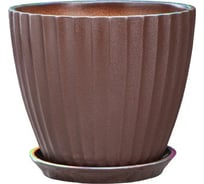 Горшок для цветов Сималенд Калифорния коричневый жемчуг, 2.5 л 2935460