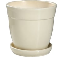 Горшок для цветов Сималенд Глория глазурь, кремовый, 2 л 2916912