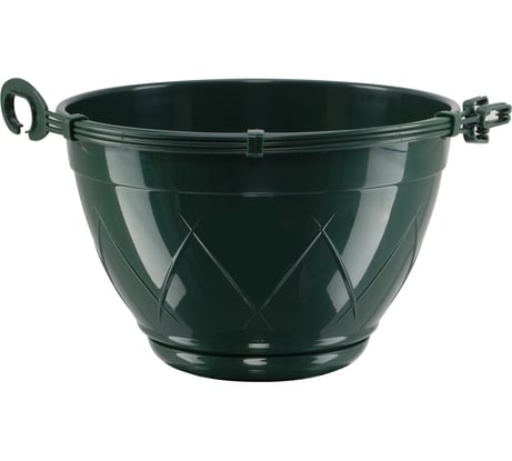 Горшок SANTINO Лилия подвесная 1.5 л, 17х10 см, зеленый 049172