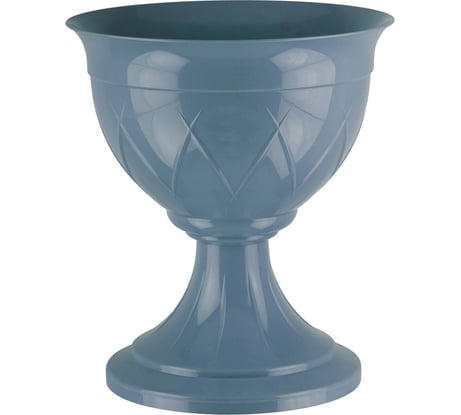 Горшок SANTINO Лилия на ножке 3.5 л, 22х26 см, дымчатый синий 059781