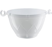 Горшок SANTINO Лилия подвесная 4 л, 23х14 см, белый 049183