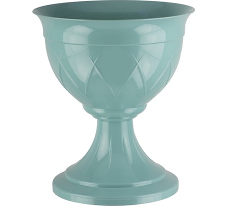 Горшок SANTINO Лилия на ножке 3.5 л, 22х26 см, нефрит 049129