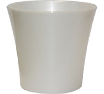 Горшок SANTINO АРТЕ 2 л, 15х15 см, жемчуг/прозрачный 058853