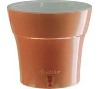 Горшок SANTINO ДАЛИ 3.5 л, 19.5х17.5 см, персик/серый 058555