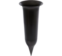 Горшок SANTINO Ритуальный 0.65 л, 10х25 см, черное золото 051535