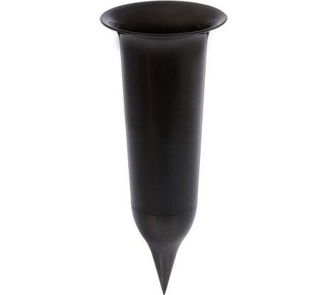 Горшок SANTINO Ритуальный 0.65 л, 10х25 см, черное золото 051535