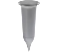 Горшок SANTINO Ритуальный 0.65 л, 10х25 см, серебро 051534