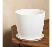 Цветочный горшок Сималенд Осень шёлк, белый, 5 л 2690326