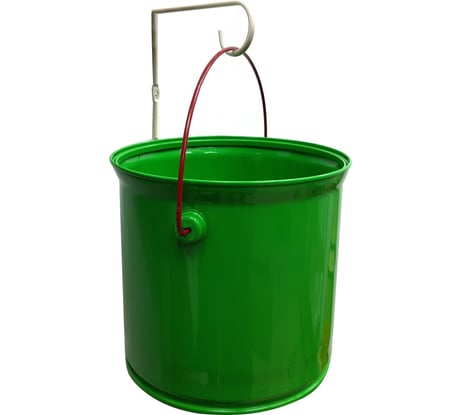 Кашпо с кронштейном НАЙДИ зеленое GKK6018