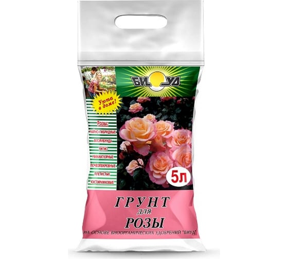 Грунт БИУД Для розы 5 л 01-000007 1