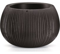Кашпо с вкладышем Prosperplast Beton Bowl DKB290 B411 29х19,5 см, 3.9 л, черный бетон 059331