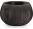 Кашпо с вкладышем Prosperplast Beton Bowl DKB290 B411 29х19,5 см, 3.9 л, черный бетон 059331 1