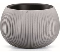 Кашпо с вкладышем Prosperplast Beton Bowl DKB180 422U 18х13 см, 1.4 л, бетон 059328