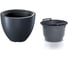 Кашпо с вкладышем Prosperplast HEOS DBHEM400 S433 39.5х30 см, 18/46 л, антрацит 061237 1
